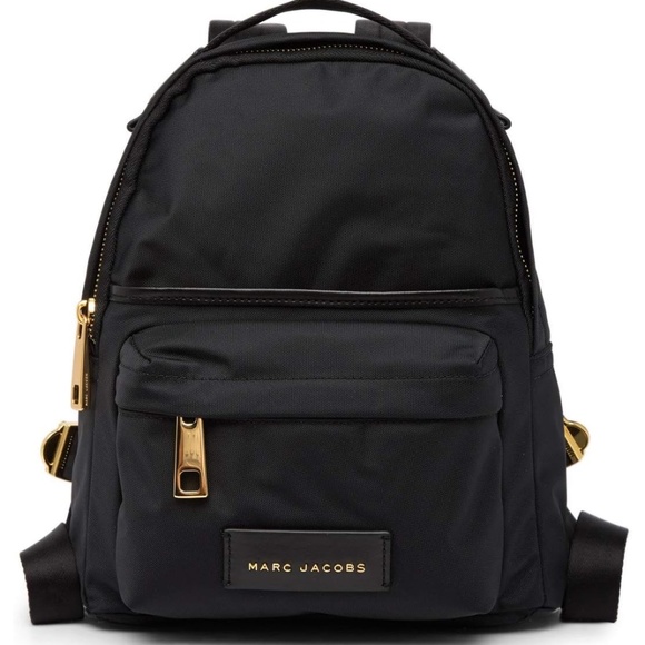 Marc Jacobs Handbags - Marc Jacobs Nylon Varsity Small Backpack, Black